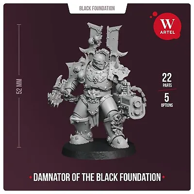 Damnator Of The Black Foundation Artel Black Legion Chaos Havocs Talon Of Horus • $41.01