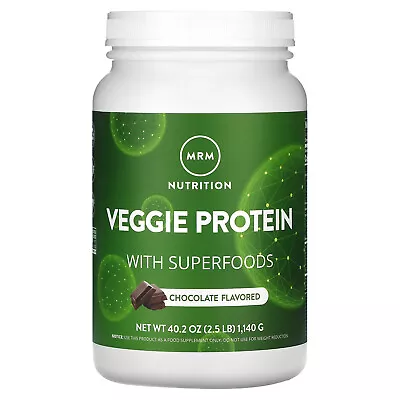 Veggie Protein With Superfoods Chocolate Flavored 2.5 Lb (1140 G) • $37.88