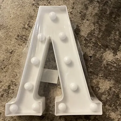 LED Letter Light Up Sign For Night Light Wall Decor Parties Alphabet Marquee • $7.99