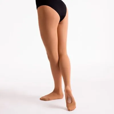 £6.45 • Buy SILKY Dance Convertible Ballet Tights 60 Denier Tan Adult Sizes 12% Elastane