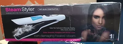 Steam Professional Salon Wet Dry Fast Styler Flat Iron Hair Straightener • $49.99