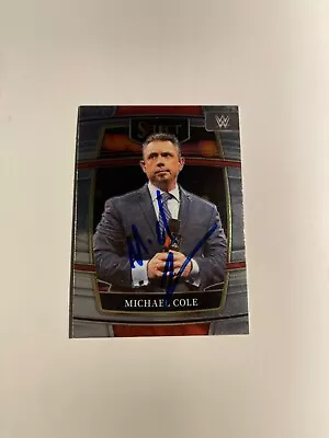 WWE MICHAEL COLE Signed 2022 Select Card Raw Smackdown • $39.99