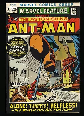 Marvel Feature #4 VF/NM 9.0 Re-introduction Of Ant-Man! Marvel 1972 • $36