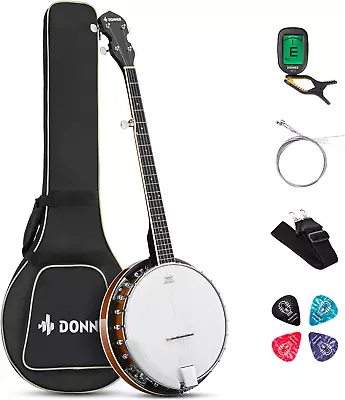 Banjo Full Size 5 String Tenor Banjolele Guitar With Banjo Kit Tuner Gig Bag St • $221.99