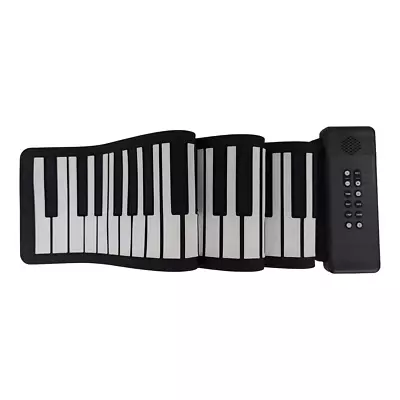 MIDI 88 Keys Electronic Piano Roll Up Portable Waterproof Silicone Soft Hand AU • $93.89