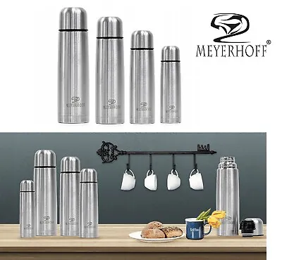 Stainless Steel Insulated Vacuum Travel Tea/Coffee Thermos Flask Bottle • £7.95
