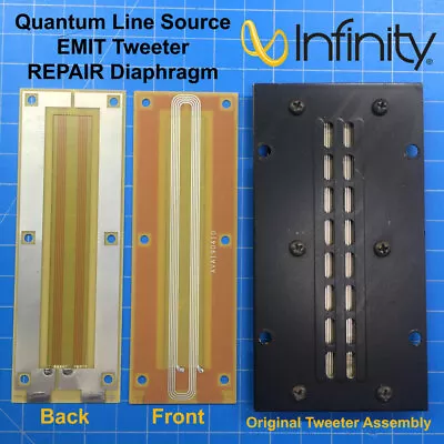 Infinity Quantum EMIT Tweeter AVA Repair Diaphragm • QLS-1 • QLS-2 • QLS-3 • NEW • $19.95