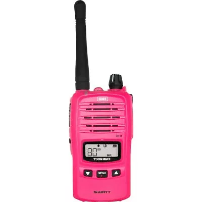 GME 5/1W IP67 UHF CB Handheld Radio McGrath Foundation Pink • $249.95