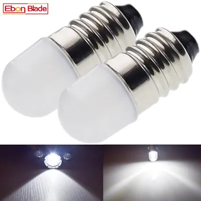 3V 6V E10 LED Bulb Screw Base Replacement Flashlight Torch Head Lamp 3 6 Volt DC • $2.99