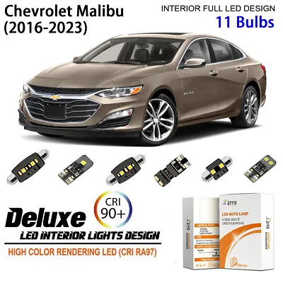 LED Interior Light Kit For Chevrolet Malibu 2016-2023 Dome Light Bulbs Upgrade • $20.25