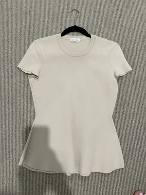 $38 • Buy Scanlan Theodore Crepe Knit Top Soze Medium