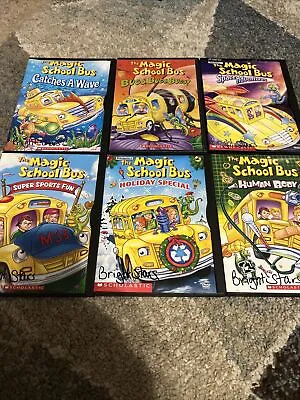 Magic School Bus 6 DVD Lot Scholastic Educational Miss Frizzle Written On Kids • $25.49