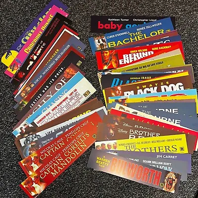 Authentic Movie Theater Mylar Banner 11.5 X2.5” - Choose Movie Title • $10.99