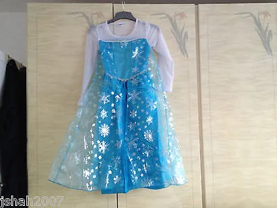 £11.99 • Buy Disney Frozen Princess Elsa Fancy Dress Costume All Ages NEW **LOOK**