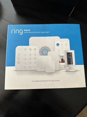 $199.99 • Buy NEW Ring Alarm Home Security Kit With Indoor Cam - White - 9 Pieces