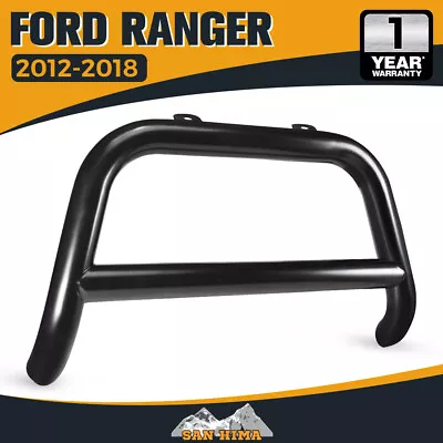 Nudge Bar 3  Grille Guard For Ford Ranger T6 T7 PX 2012-2018 Matt Black • $189.95