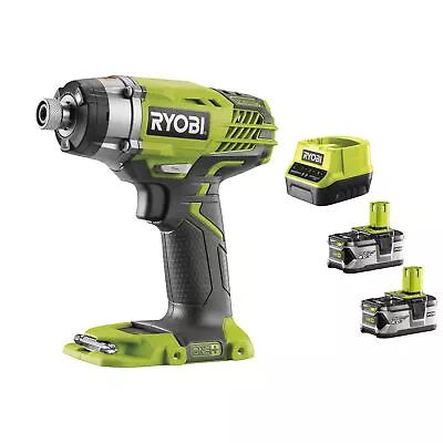 Ryobi R18ID3-0 Impact Wrench Battery 18V ONE+ 1/4  HEX 220Nm Kit 2x4.0 Ah • $807.39