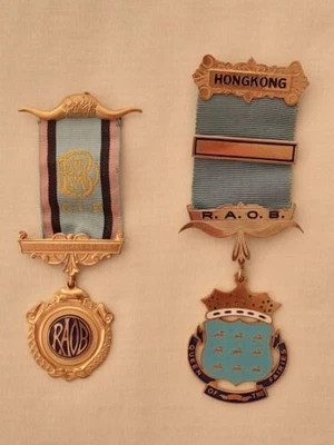 £19.99 • Buy 2 X Royal Antediluvian Order Of Buffaloes MEDALS GB And HONG KONG