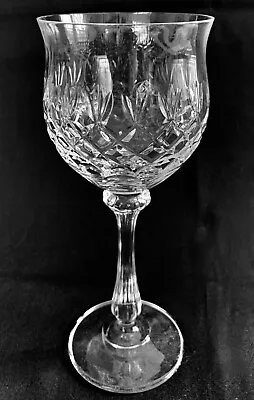 Vintage Mikasa Clear Cut Crystal Wine Glass - Chateau - 7 1/8  • $9.99