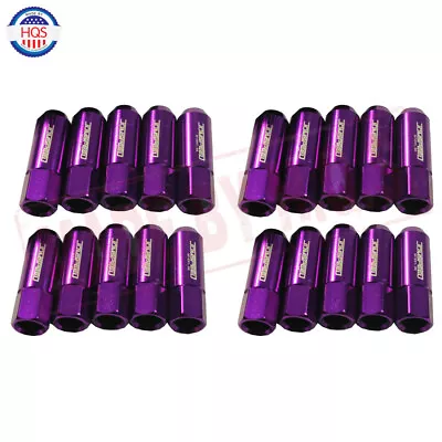 20pcs Purple M12X1.25 Wheels Extended Lug Nuts For Nissan Rouge Altima 370z 350z • $21.97