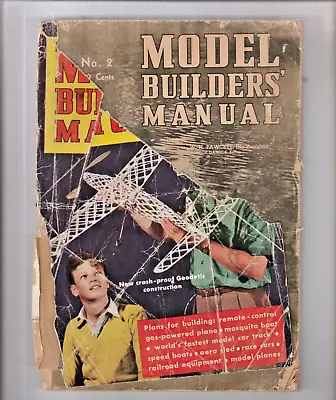 1941 Model Builders' Manual Magazine  #2 • $7.98