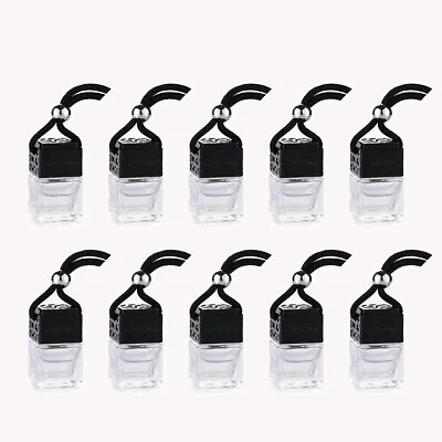 $19.99 • Buy 10X Car Air Empty Perfume Mini Bottle Diffuser Glass Bottle Hanging Oil Ornament