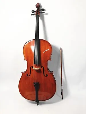 Symphony Solid Wood Handmade Cello1/8~4/4 Size W/Padded BagBowRosin LTC1150 • $662.26