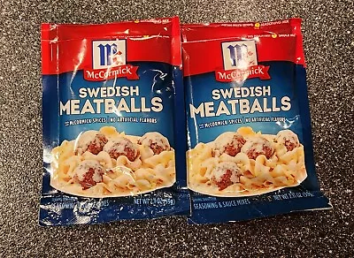 McCormick Swedish Meatballs Seasoning Mix 2 Packet Pack • $12.99