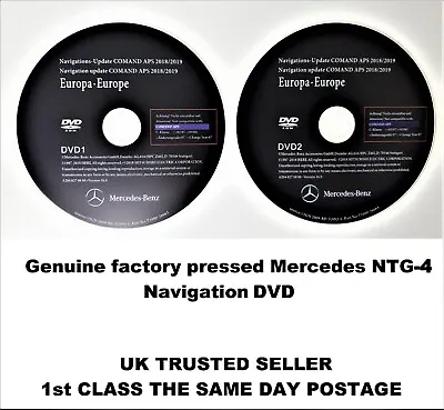 Mercedes NTG4 W204 COMAND APS 2019 Sat Nav Navigation Map DVD A2048270800 ✔️ • £19.95