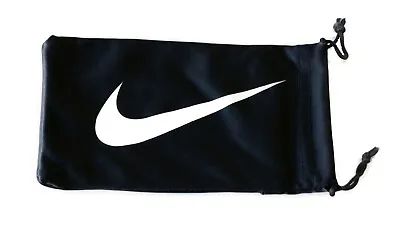 Brand New NIKE Black & White Soft Microfiber Sunglasses Case Drawstring Pouch • $5.75