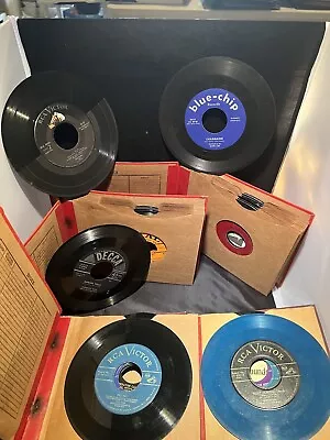 Vintage Lot/33 45 Rpm Records 1950’s • $38.90