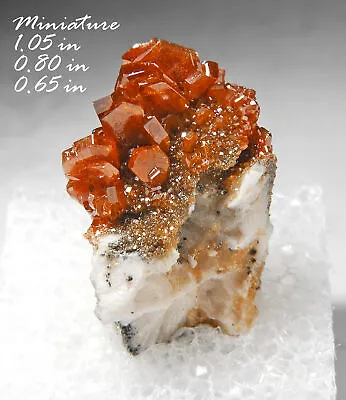 Red Vanadinite Mibladen Morocco Minerals Crystals Gems-min • $9.99