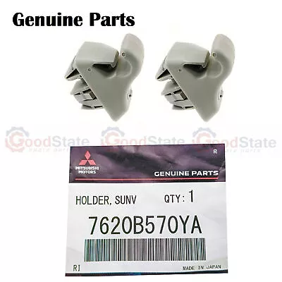 GENUINE Mitsubishi Pajero NS NT NW NX 6G75 4M41 Sun Visor Holder Clip Pair • $20.34