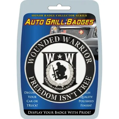 License Plate Shop Wounded Warrior Car/Truck Grille Badge Emblem (3 ) • $19.13