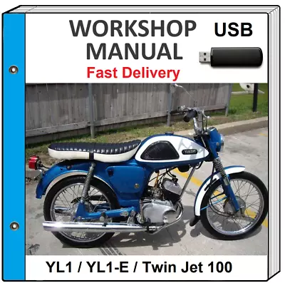 Yamaha Yl1 Yl1-e Twin Jet 100 Service Repair Shop Manual Usb • $17.99