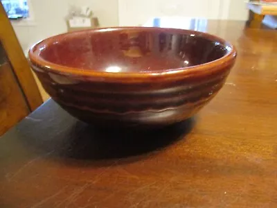 Retired Mar Crest Cinnabar Small Bowl5 1/2 X 2 1/4'' Brown Stoneware Usa • $15