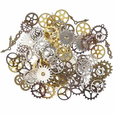 25 Mix Steampunk Cog Alloy Charm Gear For Pendant Jewellery DIY Crafts 1-3 Cm • £4.79