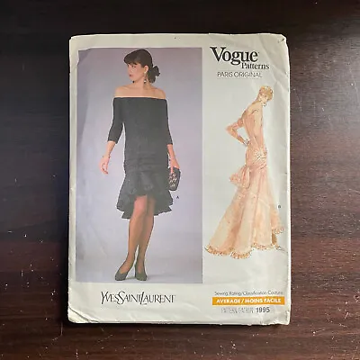 Vogue Patterns 1995 Yves Saint Laurent Size 12-14-16 • $28.99
