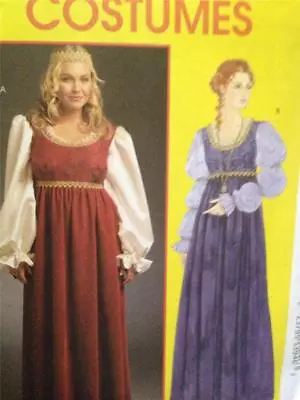 McCalls Sewing Pattern 5647 Ladies / Misses Renaissance Costumes Size 8-16 UC • $12.61