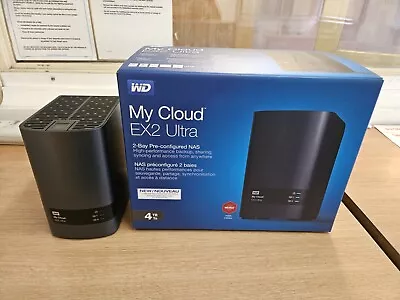 Western Digital My Cloud EX2 Ultra 2-bay 4TB Network Storage Drive Black  • £120