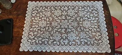 RARE Vinyl Tray Covers Doilies Placemats Table Cloths Cover 🎀 Wedding Floral 6 • $3.16