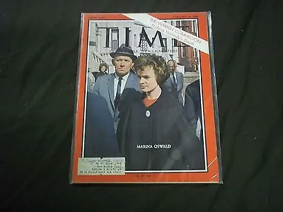 1964 February 14 Time Magazine - Marina Oswald - Front Cover - C3153 • $34.99