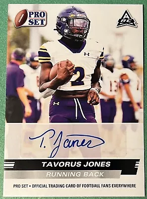 2022 Leaf Pro Set Football Tavorus Jones Autographed Rookie Card Missouri Tigers • $0.49