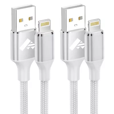 Iphone Charger Cable-1 M 2Pack Aioneus USB A To Lightning Cable Mfi Certified • $19.49