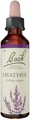 Bach Original Flower Remedies Heather 20ml • $43.21