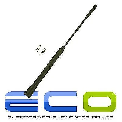 28cm MERCEDES SPRINTER VITO Black Beesting Whip Mast Car Roof Aerial Antenna • £6.99