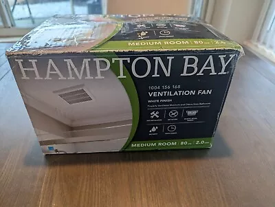 Hampton Bay Ventilation Fan /  80 CFM / White / 1004 156 168 / Open Box • $35