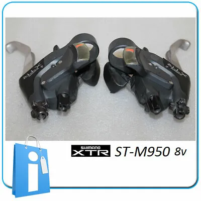 £146.93 • Buy Knobs Shift Brake Shimano XTR ST-M950 8V M951 MTB V-Brake Retro Vintage M950