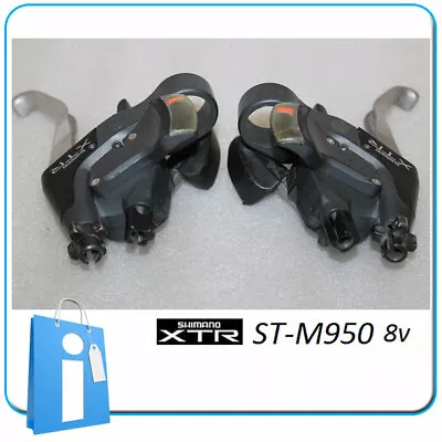 £146.93 • Buy Knobs Shift Brake Shimano XTR ST-M950 8V M951 MTB V-Brake Retro Vintage M950