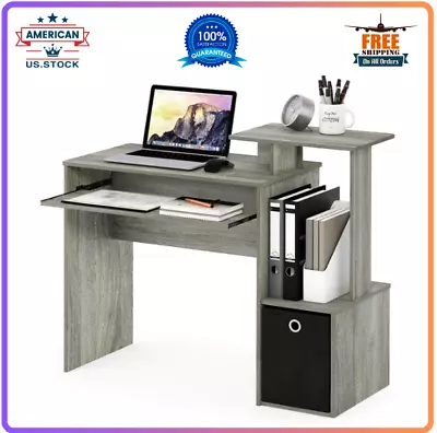 Econ Multipurpose Home Office Computer Writing Desk French Oak Grey • $65.71